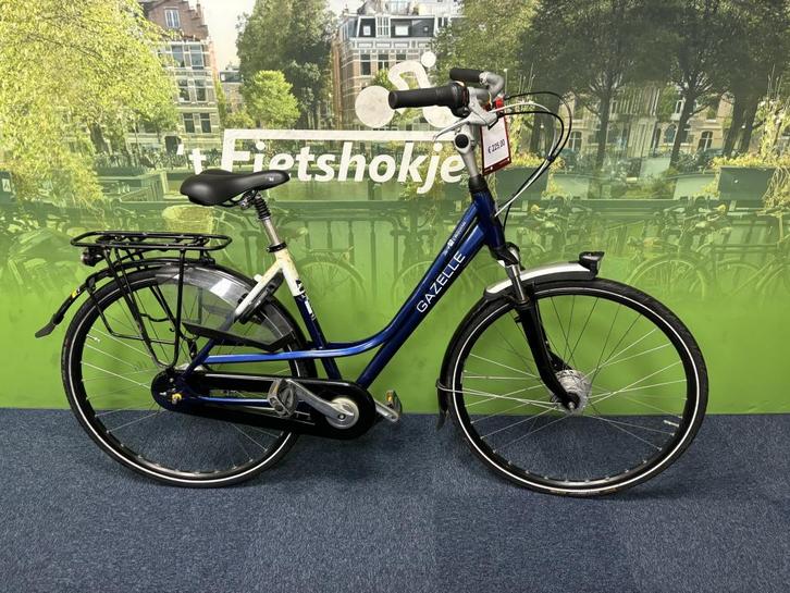 Fietshokje Raaks: Gazelle Laguna damesfiets 53cm, Fietsen en Brommers, Fietsen | Dames | Damesfietsen, Zo goed als nieuw, Gazelle