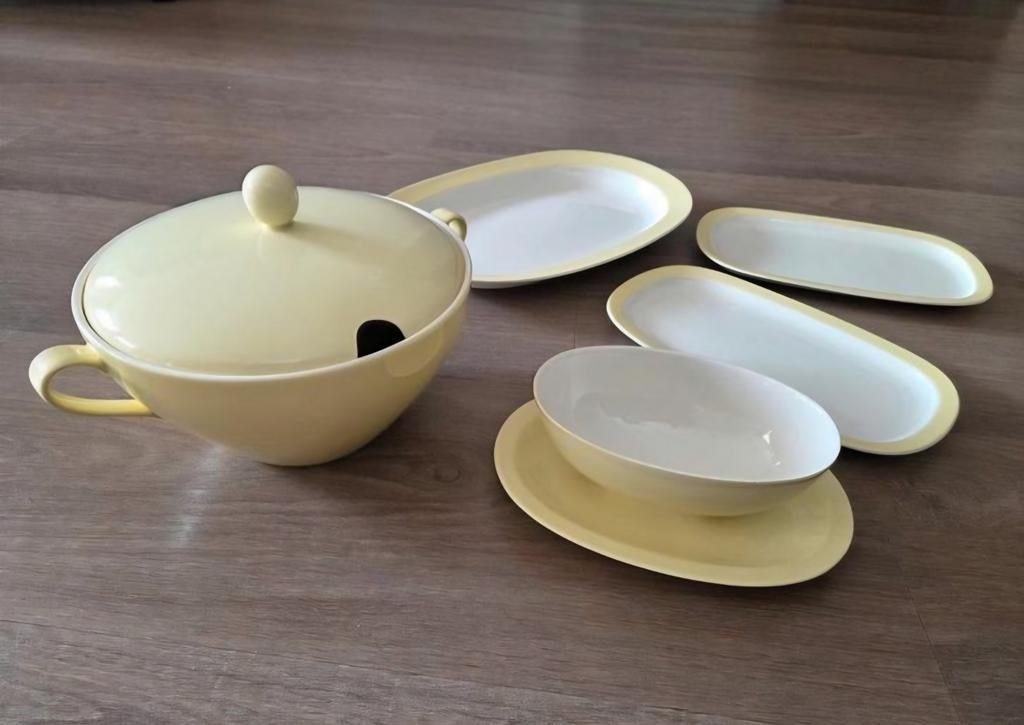 Petrus Ragout serveerschalen, jus-sauskom, aardappelschaal, Antiek en Kunst, Antiek | Servies los, Ophalen of Verzenden