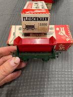 Fleischmann 5500 Kiepwagon in originele verpakking, Gebruikt, Gelijkstroom, Fleischmann, Wagon