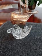 ALBO Zilveren Schip met Kristallen Romp, Antiek en Kunst, Ophalen of Verzenden