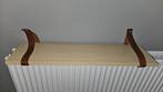 2 stuks wandplank met leren banden, Ophalen, Zo goed als nieuw