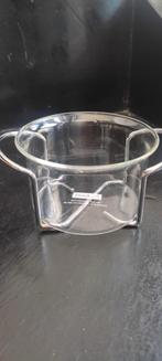 Bodum sausschaaltje in houder, Huis en Inrichting, Keuken | Servies, Verzenden, Overige stijlen, Glas, Schaal of Schalen