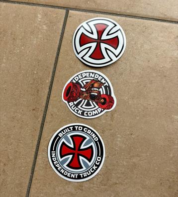 Independent Trucks company sticker set - 3 stickers beschikbaar voor biedingen
