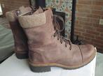Ecco Elaine nubuck veterboots bruin maat 38 z.g.a.n., Ecco, Bruin, Ophalen of Verzenden, Zo goed als nieuw