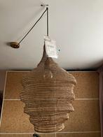 Hanglamp antiek brons messing metaal gaas, Ophalen of Verzenden, Zo goed als nieuw, Metaal, Minder dan 50 cm