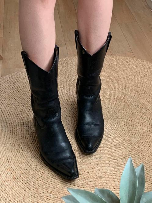 Sancho cowboylaarzen met hak 39 western boots laarzen, Kleding | Dames, Schoenen, Zo goed als nieuw, Hoge laarzen, Zwart, Ophalen of Verzenden