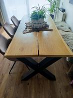 Eetkamertafel, Huis en Inrichting, Tafels | Eettafels, Ophalen, Gebruikt, 50 tot 100 cm, Vijf personen of meer