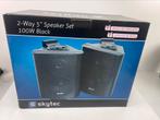 SKYTEC Speakers 100Watt ODS50 2-Weg + Beugels NIEUW, Overige typen, Nieuw, 60 tot 120 watt, Ophalen