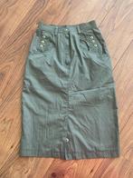 HUGO BOSS kakigroen knielange rok kokerrok cargorok mt 36, Nieuw, Ophalen of Verzenden, Knielengte, Maat 36 (S)