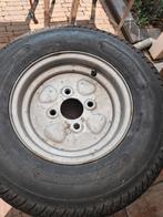2 Reservewiel aanhanger banden 145 80 10 en 4.80-10, Auto diversen, Aanhangwagen-onderdelen, Ophalen of Verzenden, Gebruikt