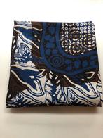Batik sarong blauw bruin wit 110x220 cm, Ophalen of Verzenden