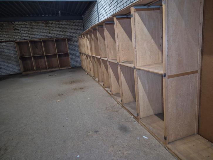 Houten Opbergkasten, Huis en Inrichting, Kasten | Lockerkasten, Gebruikt, Ophalen of Verzenden