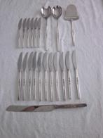 21 verzilverde delen .Gero 100 model 239 Rose Romantique., Ophalen of Verzenden