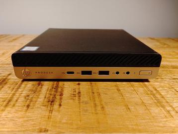 Snelle HP Mini PC met Intel Core i5 Gen 8 en Windows 11 Pro beschikbaar voor biedingen