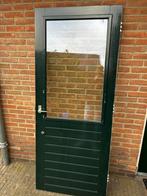 Buitendeur met glas | Merbau, Ophalen, 80 tot 100 cm, 200 tot 215 cm, Buitendeur