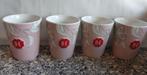 4 bekers mokken Beker Mok Roze Douwe Egberts zonder oor, Huis en Inrichting, Keuken | Servies, Ophalen of Verzenden, Zo goed als nieuw