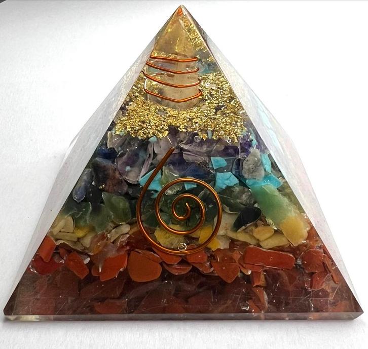 7 Chakra Energie Pyramide, Boeken, Esoterie en Spiritualiteit, Nieuw, Overige typen, Spiritualiteit algemeen, Ophalen of Verzenden