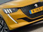 Peugeot 208 1.2 PureTech GT-Line - Jaune Faro - Panorama/3D, Voorwielaandrijving, 101 pk, Gebruikt, Leder en Stof
