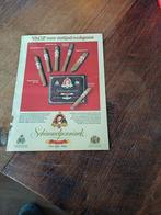Advertentie Schimmelpenninck sigaren verfijnd rookgenot 1977, Ophalen of Verzenden, Zo goed als nieuw, Sigarenbandjes
