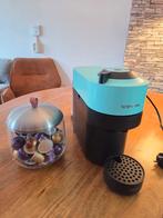 Nespresso Vertuo Pop + Glazen Koffiehouder - Goede Staat, Ophalen, Koffiemachine, Zo goed als nieuw, 1 kopje