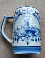 Heineken bierpul Delfts Blauw flora keramiek puntgaaf, Antiek en Kunst, Antiek | Keramiek en Aardewerk, Ophalen