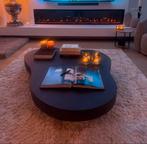 Eleonora Bobbie Salontafel - Donkerbruin MDF - Japandi Stijl, Huis en Inrichting, Kunststof, 100 tot 150 cm, Ophalen of Verzenden