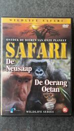 DVD Wildlife Safari De Neusaap De Oerang Oetan, Alle leeftijden, Ophalen of Verzenden, Zo goed als nieuw, Natuur