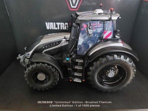 Valtra S416 Brushed Titanium, Hobby en Vrije tijd, Modelauto's | 1:32, Nieuw, Tractor of Landbouw, Universal Hobbies, Ophalen of Verzenden