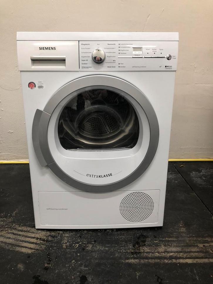 €259 A++ 8kg WARMTEPOMP DROGER SIEMENS iQ590 met garantie, Witgoed en Apparatuur, Wasdrogers, Zo goed als nieuw, Overige typen