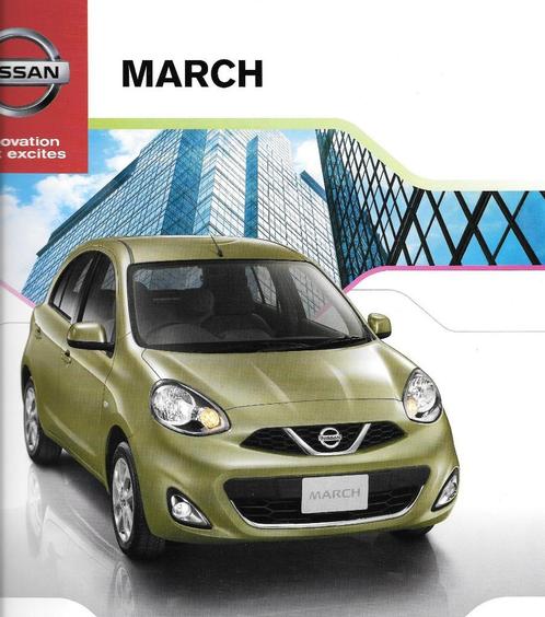 NISSAN MARCH,  2014, Boeken, Auto's | Folders en Tijdschriften, Zo goed als nieuw, Nissan, Ophalen of Verzenden
