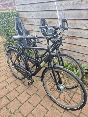 Gazelle Esprit fietsen (M/V) – Compleet met kinderstoeltjes beschikbaar voor biedingen