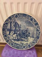 delfs blauwe bord, Ophalen