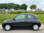 Nissan Micra 1.2 Forza 3-Drs Stuurbekrachtiging Airco Electr, Voorwielaandrijving, Stof, Gebruikt, Zwart