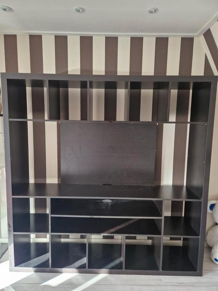 Grote Open Kast/Wandmeubel, Huis en Inrichting, Kasten | Televisiemeubels, Gebruikt, 150 tot 200 cm, 150 tot 200 cm, 25 tot 50 cm