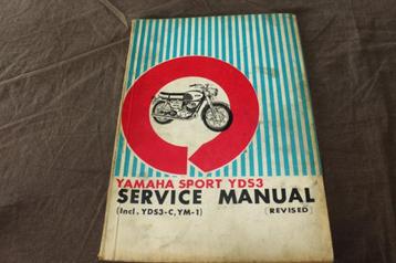 Yamaha YDS3 YD3C YDSC YM1  motorcycle service manual beschikbaar voor biedingen