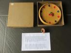 Houten roulette met 5 kraaltjes. Ca 16cm groot op pootje, Ophalen of Verzenden, Gebruikt