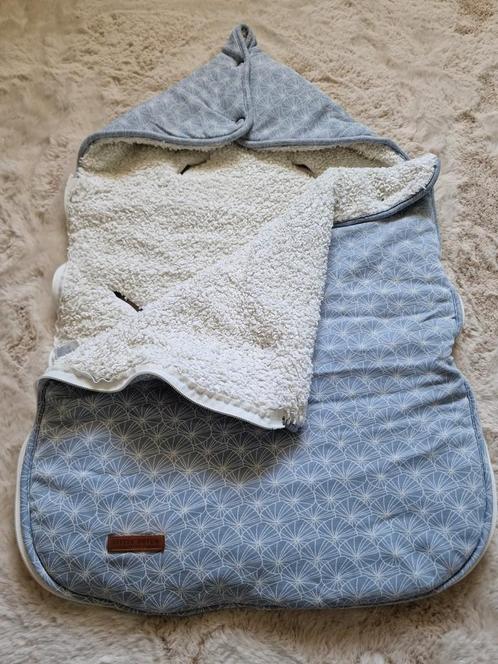 Blauw/beige voetenzak van Little Dutch, Kinderen en Baby's, Dekens, Slaapzakjes en Inbakerproducten, Zo goed als nieuw, Overige typen