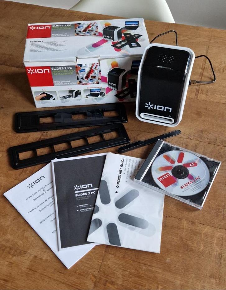 ION foto's en negatieven scanner, Computers en Software, Scanners, Gebruikt, Diascanner, Windows, Ophalen of Verzenden