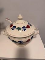 Boerenbont soepterrine, Overige typen, Ophalen of Verzenden, Zo goed als nieuw, Aardewerk