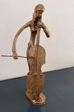 design beeldje sculptuur celliste muzikante player speelster, Ophalen of Verzenden