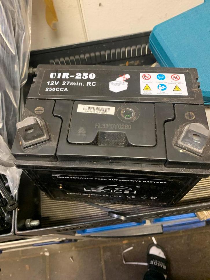 Leoch U1R-250 Accu - 12V 27min RC Zitmaaier, Auto-onderdelen, Accu's en Toebehoren, Universele onderdelen, Gebruikt, Ophalen