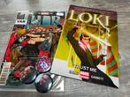 Twee comics over Loki en Thor van Marvel plus 3 Loki buttons, Eén comic, Europa, Lee Garbett, Ophalen of Verzenden