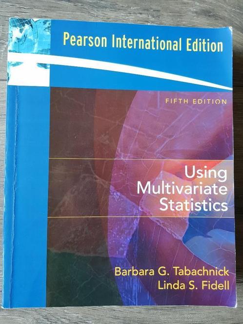 Boek: Using Multivariate Statistics - Internationale editie, Boeken, Studieboeken en Cursussen, Gelezen, HBO, Beta, Ophalen of Verzenden