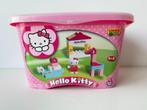 Bak met 73 bouwstenen Hello Kitty / Play Big / Unico Plus, Ophalen of Verzenden, Gebruikt, Overige merken