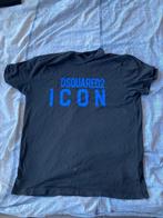 Zwarte ICON Dsquared2 shirt, Kleding | Heren, T-shirts, Dsquared2, Maat 48/50 (M), Ophalen of Verzenden, Zo goed als nieuw