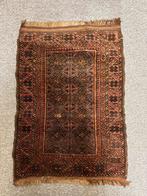 Vintage Oosters Tapijt, Minder dan 50 cm, Gebruikt, 50 tot 100 cm, Bruin