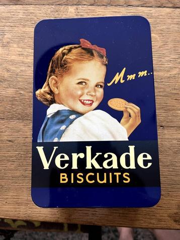 Verkade koekblik, retro, vintage beschikbaar voor biedingen