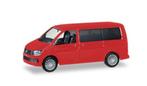 VW T6 Multivan, rood Herpa, Ophalen of Verzenden, Nieuw, Auto, Herpa