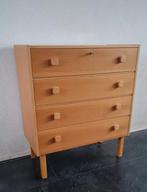 Mooie retro vintage ladekast kast, Ophalen, Gebruikt, 50 tot 100 cm, 3 of 4 laden