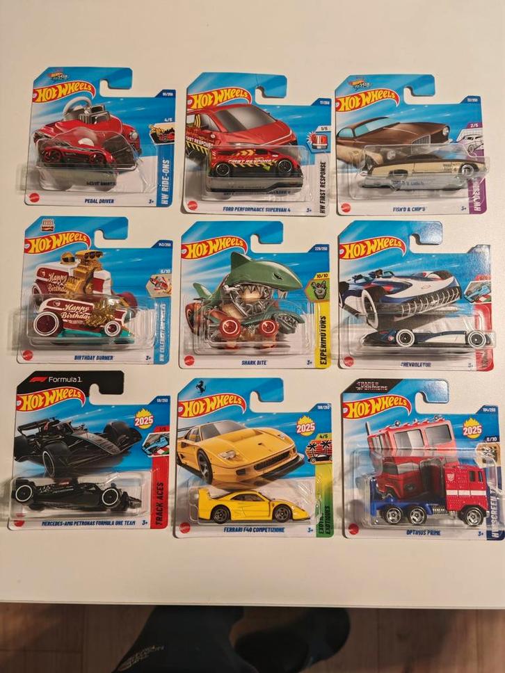 Hot Wheels Set - Diverse Modellen + Treasure Hunt, Kinderen en Baby's, Speelgoed | Speelgoedvoertuigen, Ophalen of Verzenden